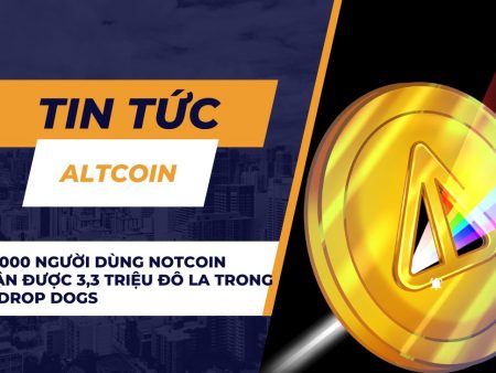 150.000 người dùng Notcoin nhận được 3,3 triệu đô la trong Airdrop DOGS