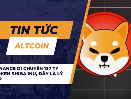 Binance di chuyển 137 tỷ token Shiba Inu, đây là lý do