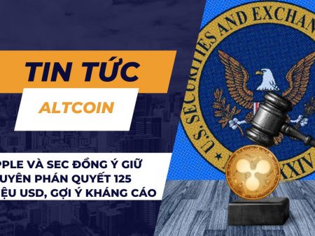 Ripple và SEC đồng ý giữ nguyên phán quyết 125 triệu USD, gợi ý kháng cáo