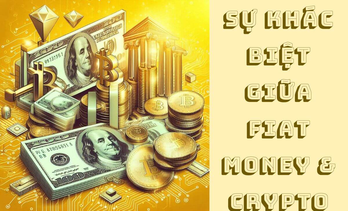 Sự khác biệt giữa Fiat money và crypto