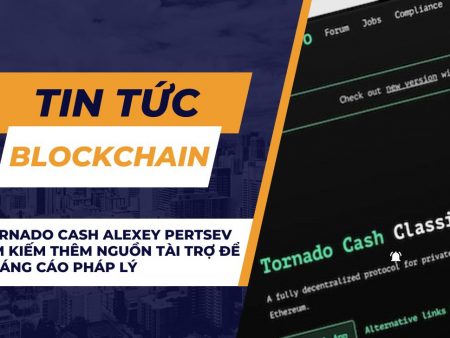 Tornado Cash Alexey Pertsev tìm kiếm thêm nguồn tài trợ để kháng cáo pháp lý