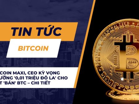 Bitcoin Maxi, CEO kỳ vọng ngưỡng ‘0,01 triệu đô la’ cho đợt ‘bán’ BTC – Chi tiết