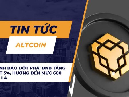 Cảnh báo đột phá! BNB tăng vọt 5%, hướng đến mức 600 đô la