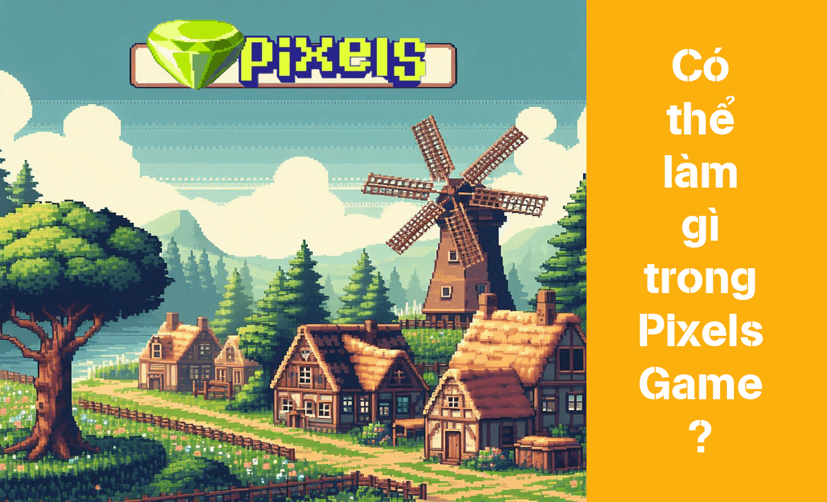 Cùng tìm hiểu xem người tham gia có thể làm gì trong Pixels Game