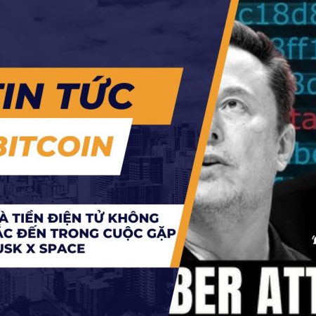 Bitcoin và tiền điện tử không được nhắc đến trong cuộc gặp Trump-Musk X Space