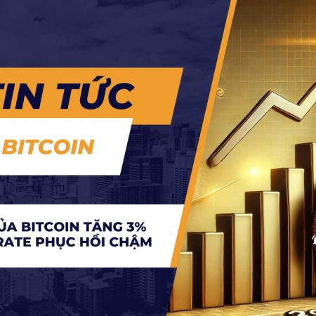 Độ khó của Bitcoin tăng 3% khi Hashrate phục hồi chậm