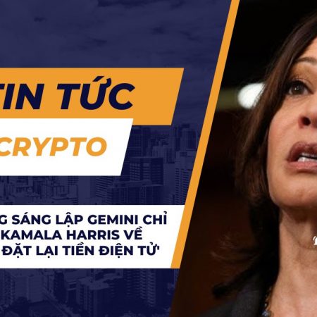 Nhà đồng sáng lập Gemini chỉ trích bà Kamala Harris về ‘Lừa đảo đặt lại tiền điện tử’