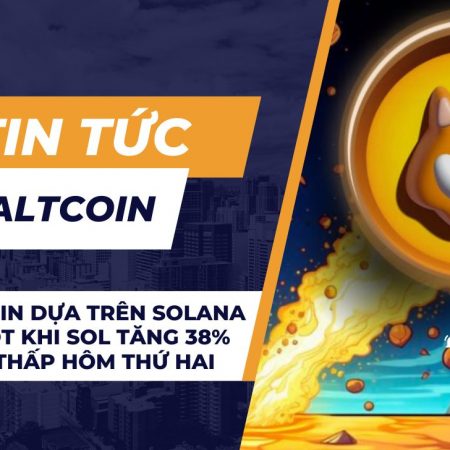 Memecoin dựa trên Solana tăng vọt khi SOL tăng 38% từ mức thấp hôm thứ Hai