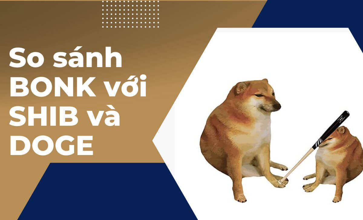 Khác biệt giữa BONK với SHIB và DOGE