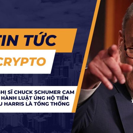 Thượng nghị sĩ Chuck Schumer cam kết sẽ ban hành luật ủng hộ tiền điện tử nếu Harris là tổng thống