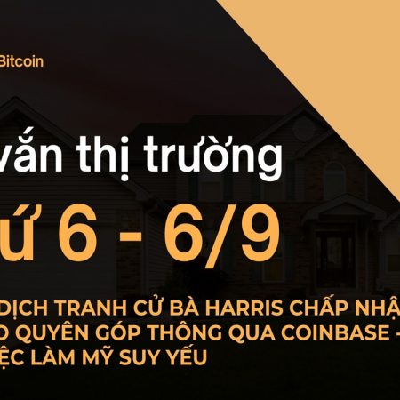 Tin vắn thị trường crypto Thứ 6 – 6/9