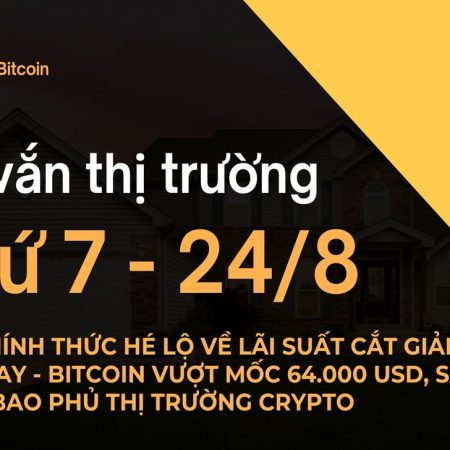 Tin vắn thị trường crypto Thứ 7 – 24/8