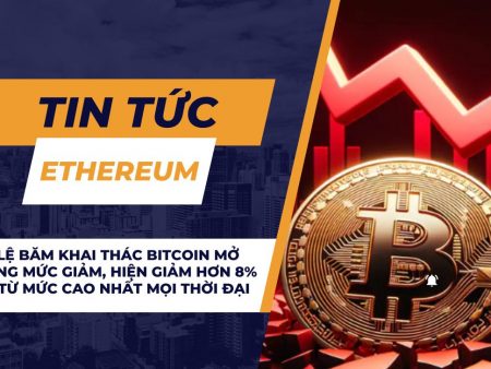 Tỷ lệ băm khai thác Bitcoin mở rộng mức giảm, hiện giảm hơn 8% kể từ mức cao nhất mọi thời đại